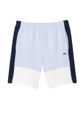 Bermuda Lacoste Color Block Blu per Uomo