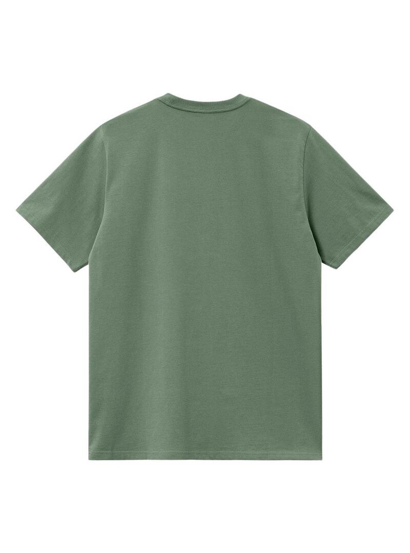 Maglietta Carhartt Pocket verde per uomo