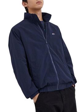 Giacca Tommy Jeans Essential Navy per uomo