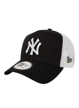 Cappello New Era New York Yankees Clean Trucker Bianco