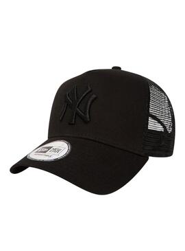 Cappello New Era New York Yankees Clean Nero Trucker
