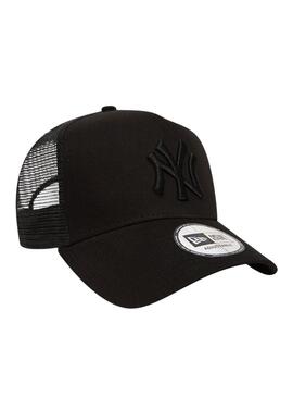 Cappello New Era New York Yankees Clean Nero Trucker