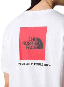 Maglietta The North Face Redbox bianca Uomo