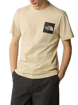 Maglietta The North Face Fine Tee Beige Uomo