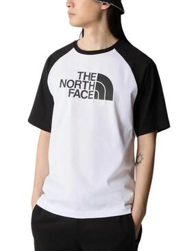 Maglietta The North Face Raglan Easy Bianca Uomo