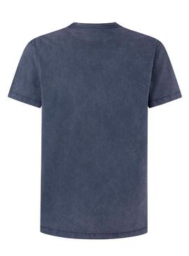 Maglietta Pepe Jeans Jacko Marino per uomo