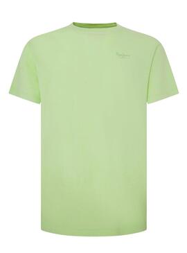 Maglietta Pepe Jeans Jacko verde per uomo