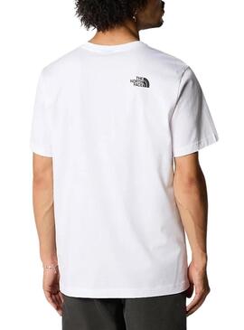 Maglietta The North Face Easy Tee Bianco Uomo