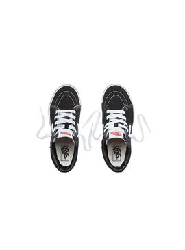 Scarpe da ginnastica Vans Sk8-Hi nere per ragazzi e ragazze