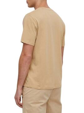 Maglietta Pepe Jeans Chris Khaki Beige per uomo