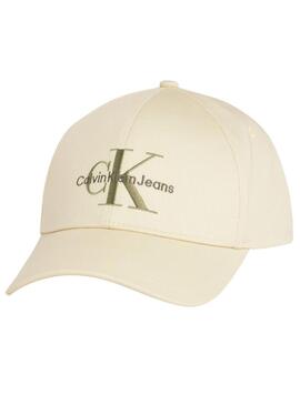 Cappello Calvin Klein Monogram Beige per uomo