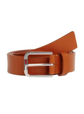 Cintura Tommy Jeans Austin Camel per uomo