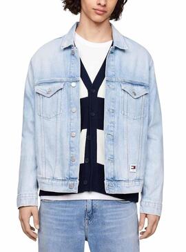 Giubbotto Tommy Jeans Ryan Blu per Uomo