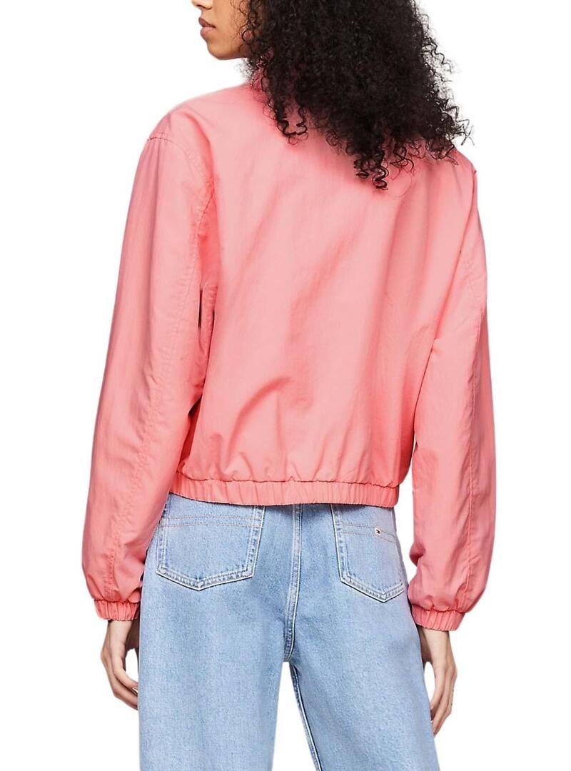 Giacca Tommy Jeans Essential Rosa per Donna