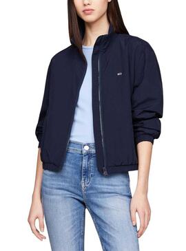 Giacca Tommy Jeans Essential Marina per Donna