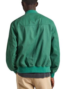 Giacca Pepe Jeans Ving Verde per Uomo