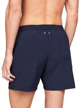 Costume da bagno Tommy Jeans Side Tape Navy per uomo