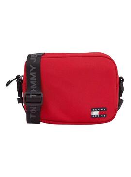 Borsa Tommy Jeans Essential Crossover Rossa Donna