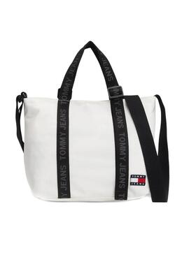 Borsa Tommy Jeans Mini Tote Essential Bianca Donna