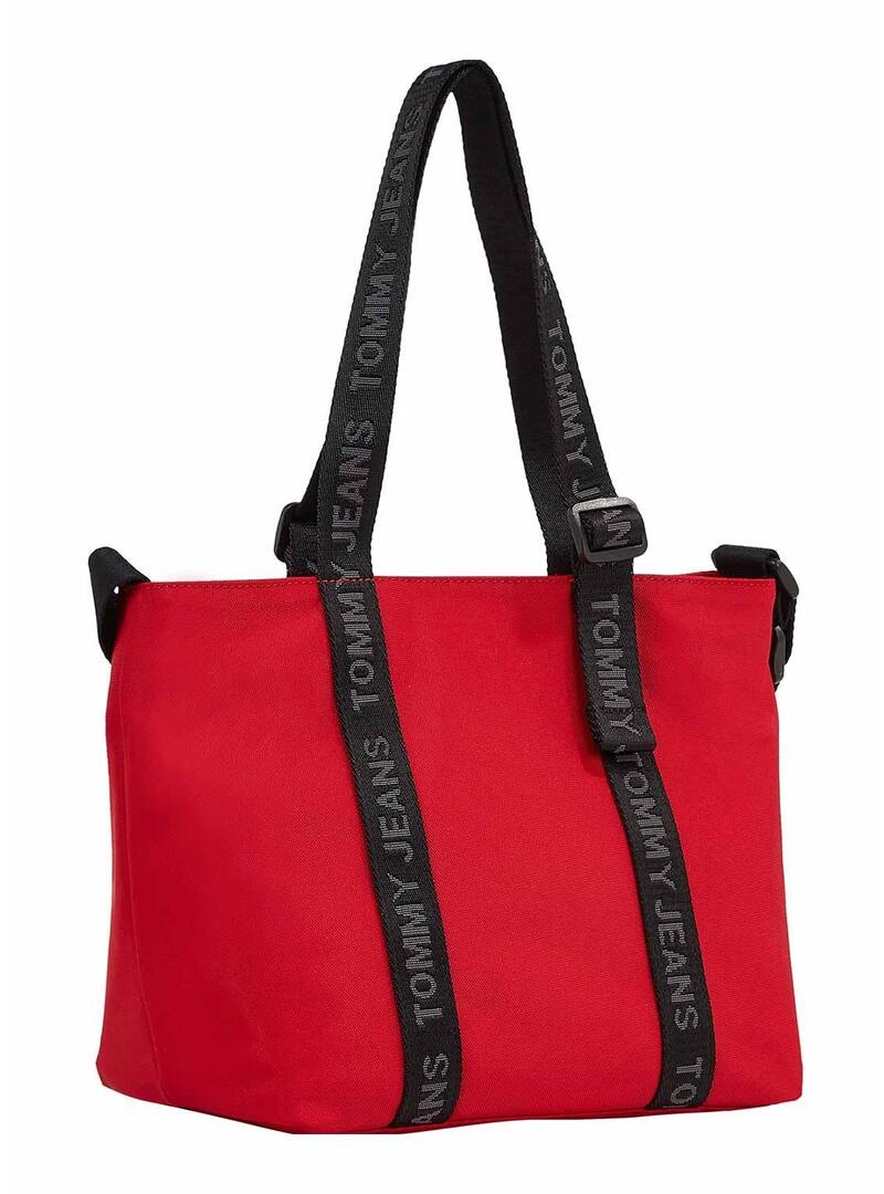 Borsa Tommy Jeans Mini Tote Essential Rosso Donna