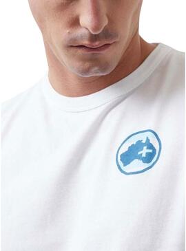 Maglietta Altonadock Logo Bianco per Uomo