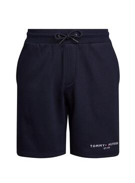 Tommy Hilfiger Logo Navy Bermuda per uomo