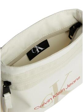 Borsa a tracolla Calvin Klein Sports Essentials Beige