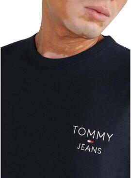 Maglietta Tommy Jeans Rehular Corporativa Marina