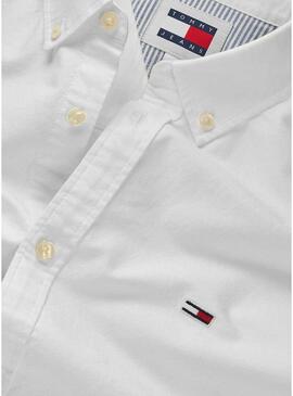 Camicia Tommy Jeans Entry Oxford Bianca per Uomo