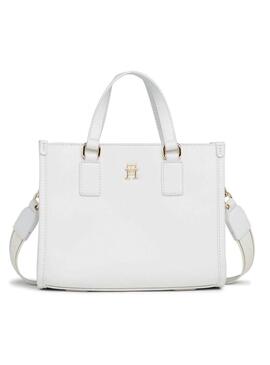 Borsa Tommy Hilfiger Monotype Mini Bianca Donna