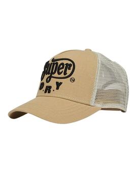 Cappello Superdry Dirt Beige per donna.