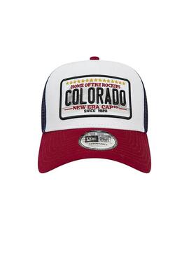 Cappello New Era Patch Trucker Bordeaux Marino