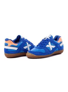 Shoe Munich Mini Goal 1424 Blue Bambino