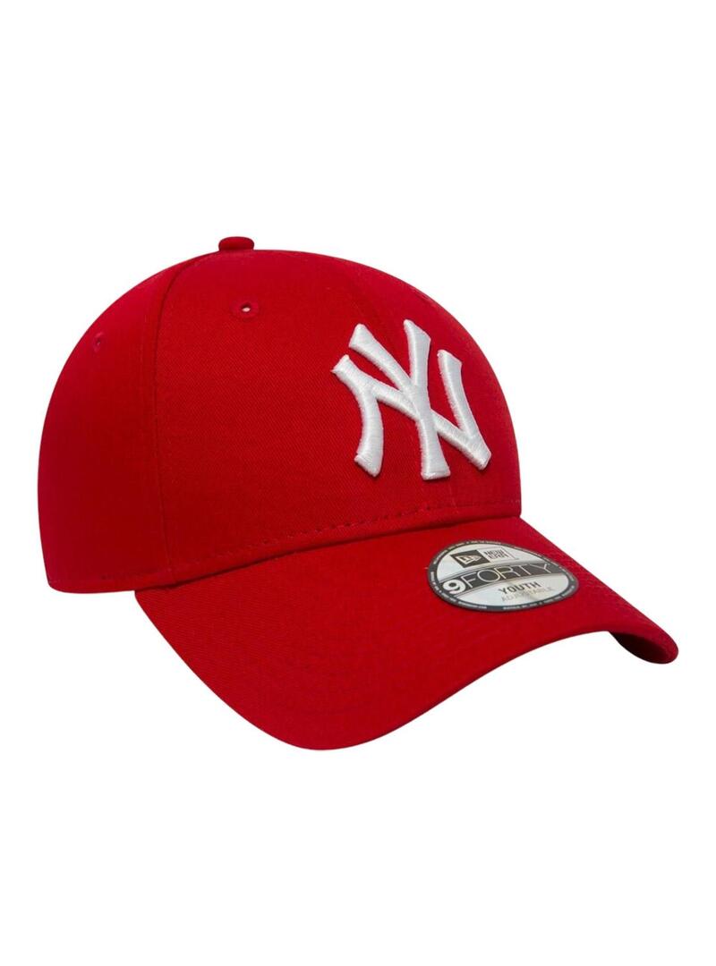 Cappello New Era New York Yankees Essential Rosso Kids