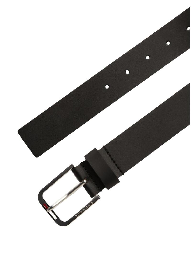 Cintura Tommy Jeans Austin Nero per Uomo