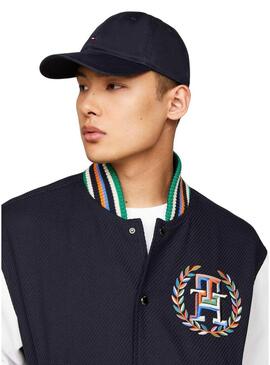 Cappello Tommy Hilfiger Flag Soft Blu Navy