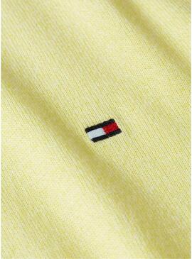 Maglione Tommy Hilfiger Mouline Giallo Per Uomo