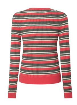 Maglione a righe a coste Pepe Jeans Gabriela per donna