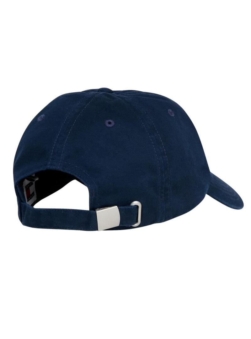 Cappello Tommy Jeans Heritage con patch marino.