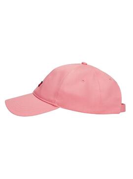 Cappello Tommy Jeans Elongated Flag Rosa