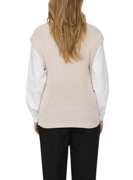 Maglia Only Viani Beige solo per donna