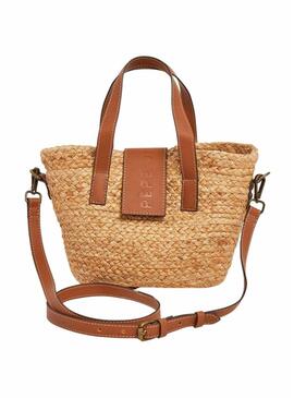 Borsa Pepe Jeans Phebi Soleil Camel per donna