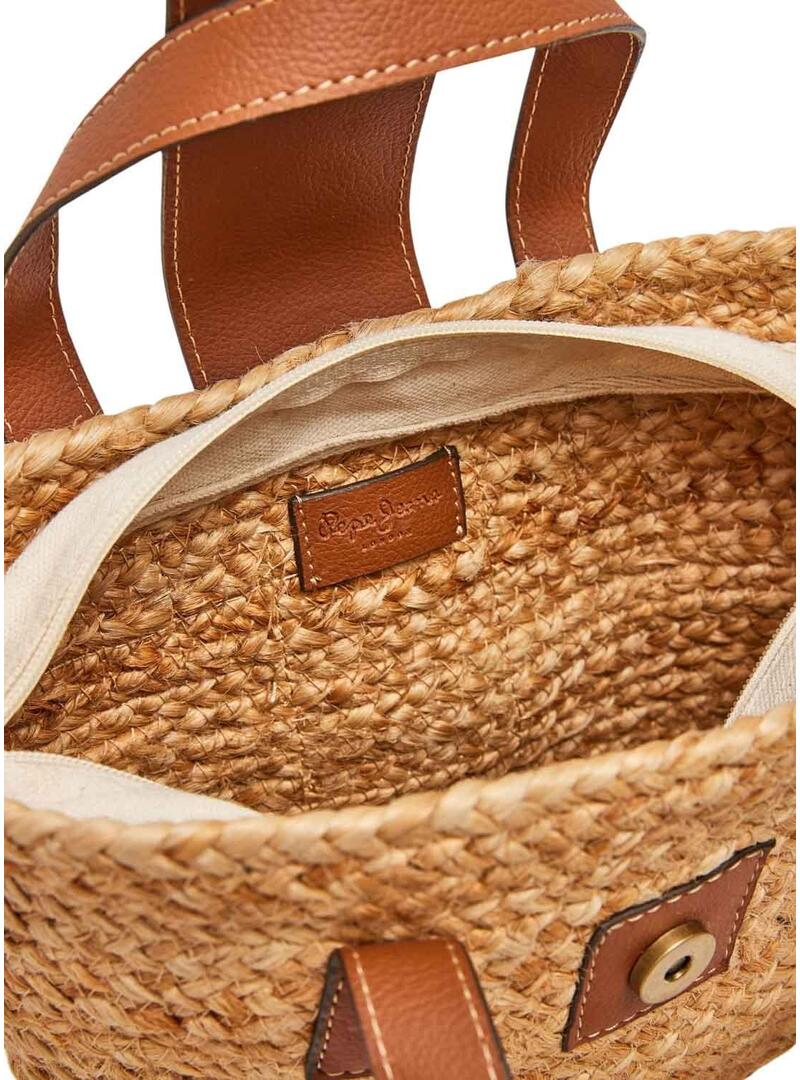 Borsa Pepe Jeans Phebi Soleil Camel per donna