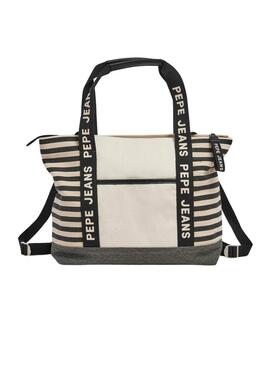 Borsa Pepe Jeans Zoey Lottie Bianca e Nera