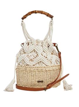 Borsa Pepe Jeans Sienya Soleil Beige per donna.