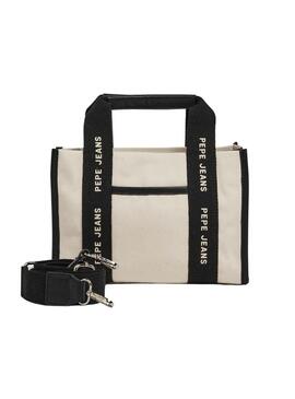 Borsa Pepe Jeans Zadie Lottie Bianca e Nera