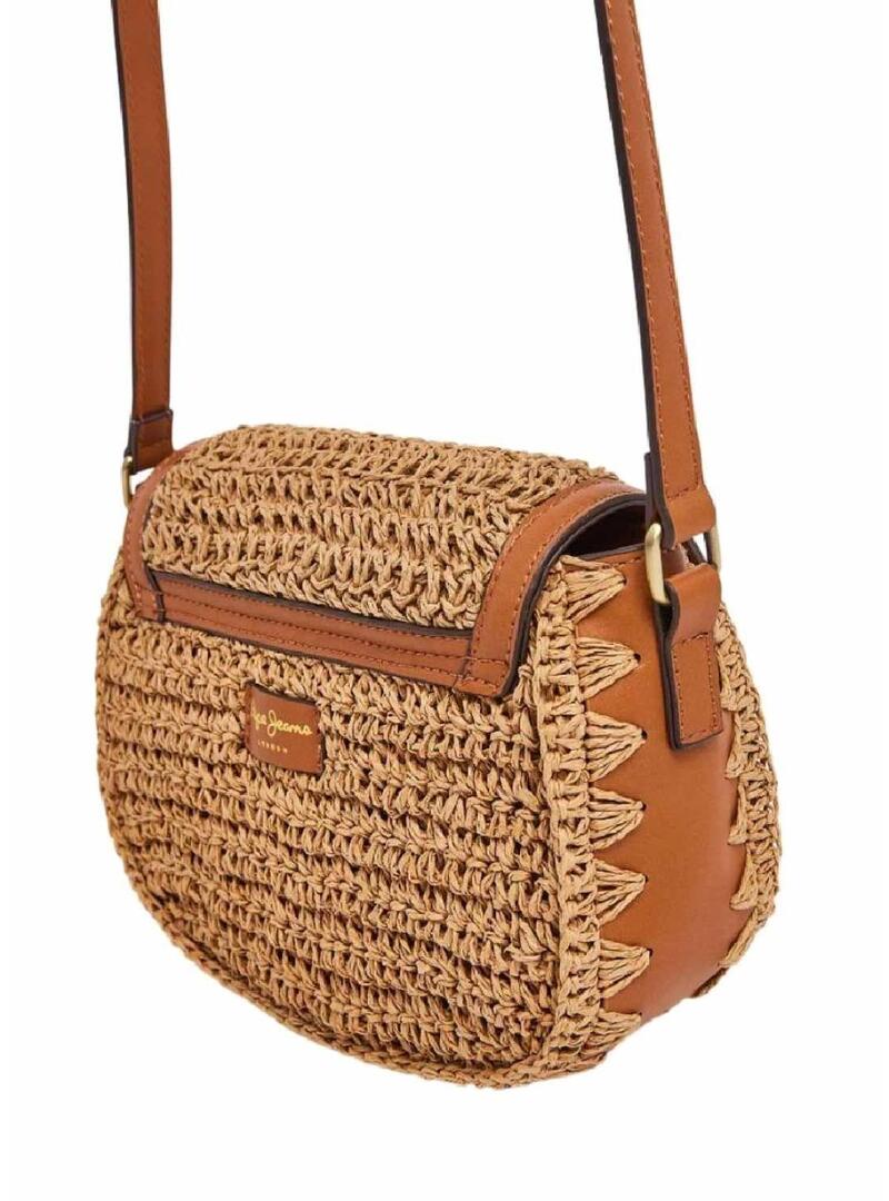 Borsa Pepe Jeans Jade Quincy Camel per donna