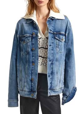 Giacca di jeans Pepe Jeans Boyfriend da donna