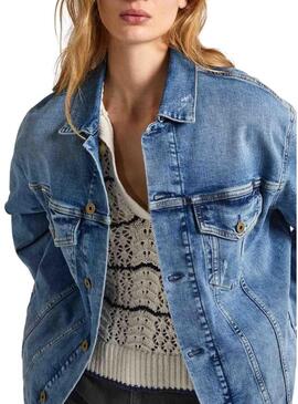 Giacca di jeans Pepe Jeans Boyfriend da donna