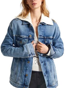 Giacca di jeans Pepe Jeans Boyfriend da donna